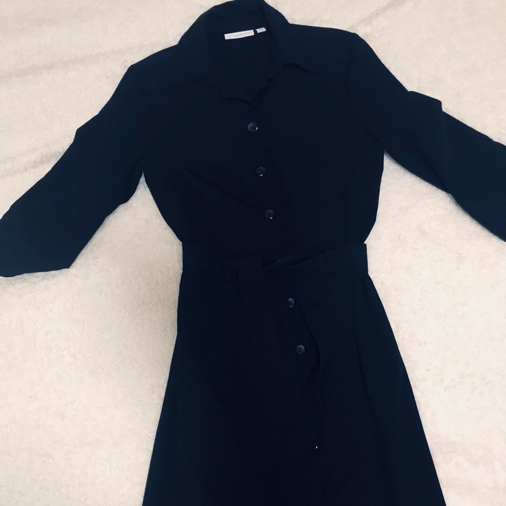ICO Black button up dress